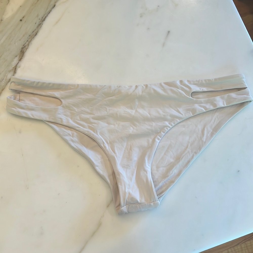 L*Space White Bikini Bottom